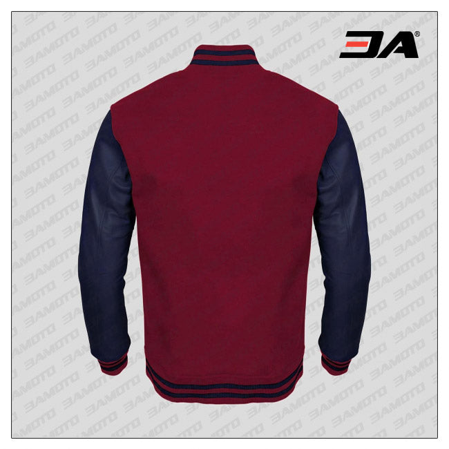 Mens Satin Jacket Maroon – Deckra Sports