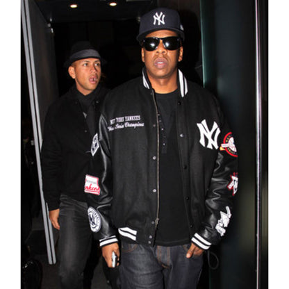 ny yankee jay z letterman jacket