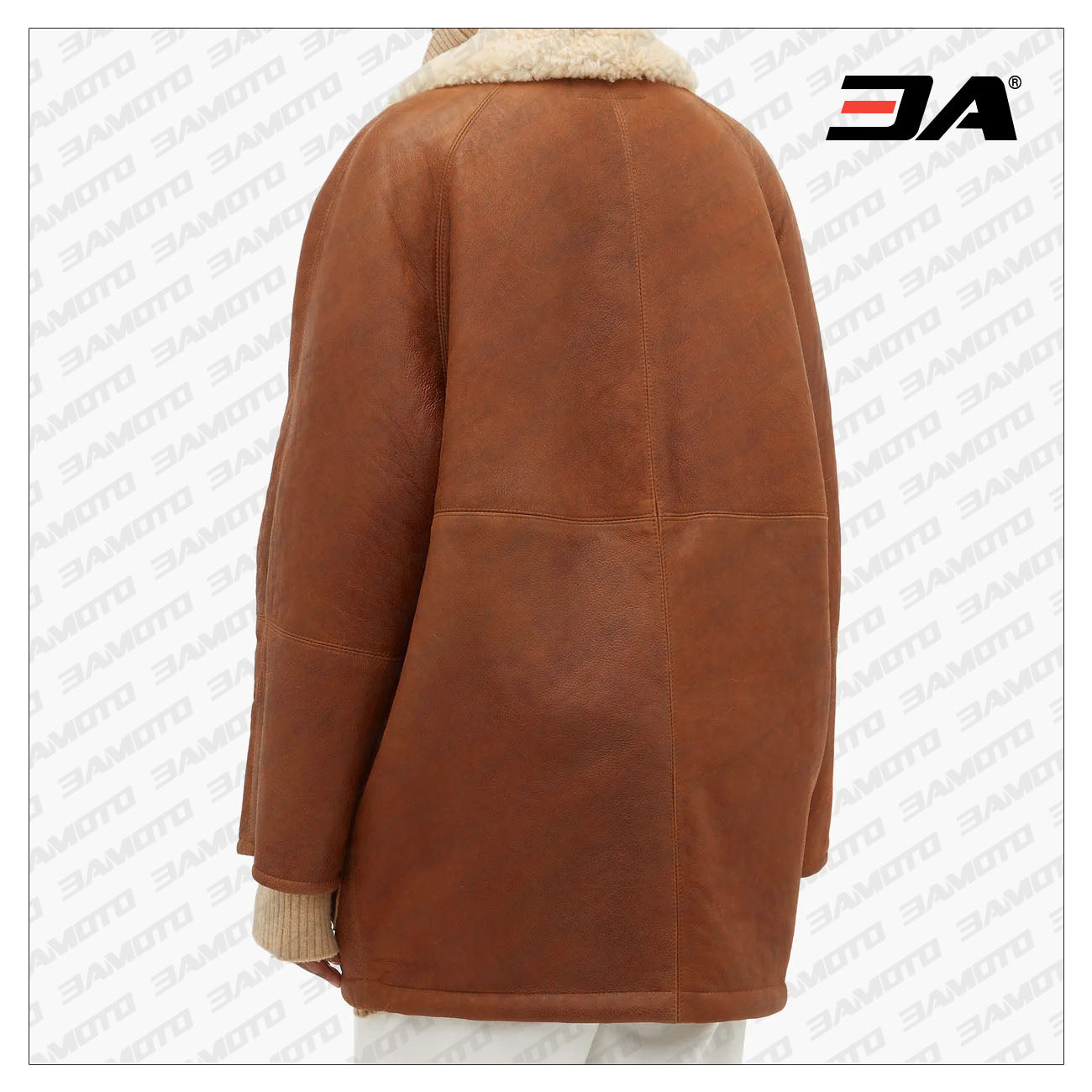 Brown Shearling Fur Coat