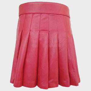 pink leather kilt for sale