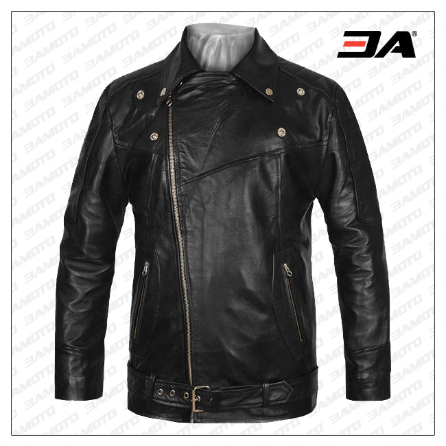 PURE BIKER LEATHER JACKET