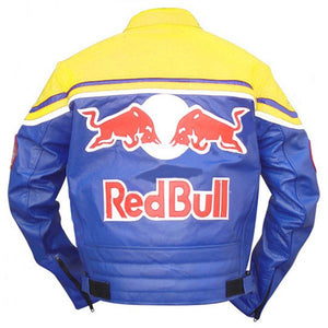 red bull leather jacket
