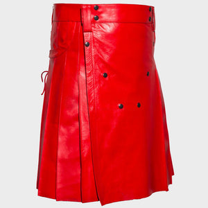 Red Leather Kilt