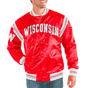red wisconsin badgers jacket