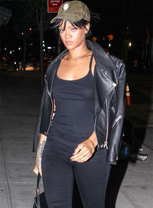 Supreme Rihanna Leather Jacket