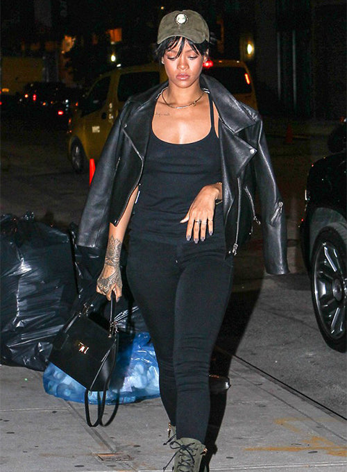 Supreme Rihanna Leather Jacket