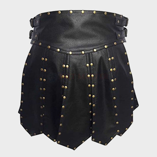 Roman Leather Kilt - 3amoto shop