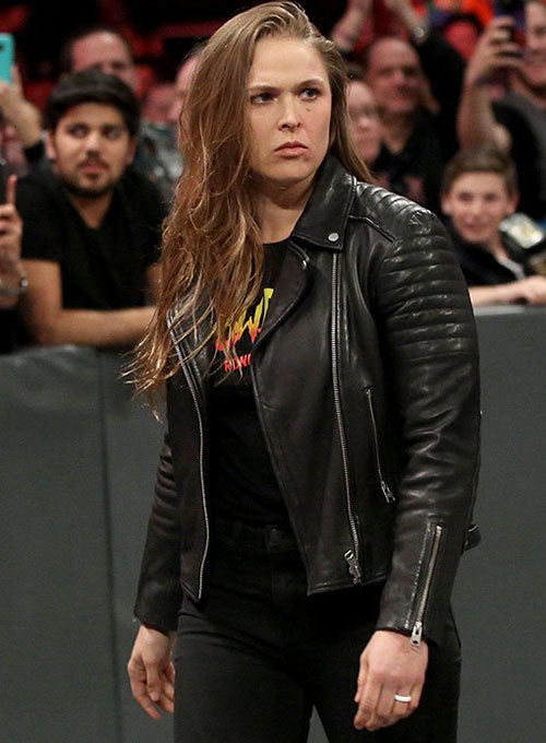 wwe leather jacket