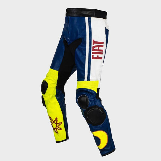 Rossi Yamaha Racing Motorcycle Leather Pants - 3amoto shop