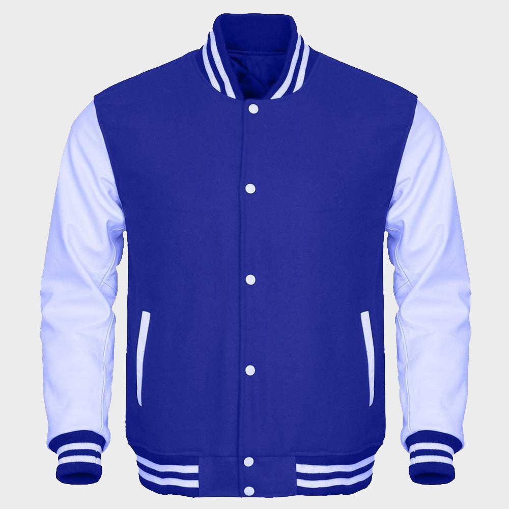 Royal Blue Varsity Jacket Womens