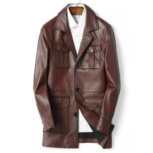 Scout Leather Trench Coat