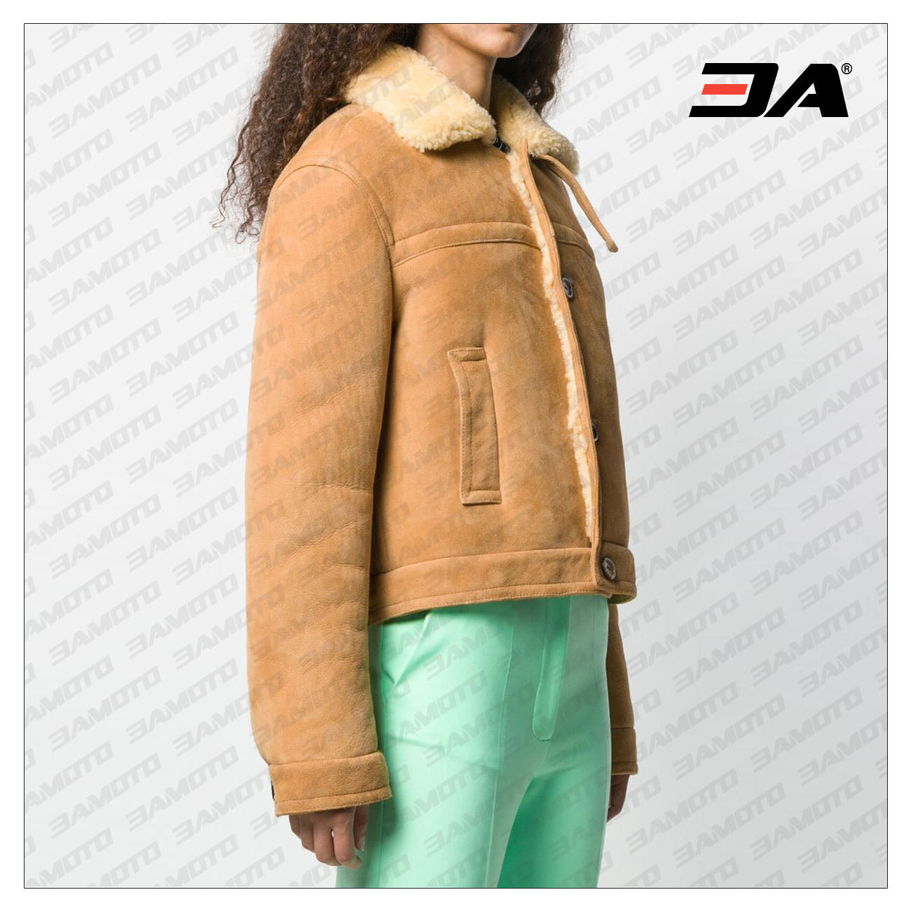 shearling coat womens