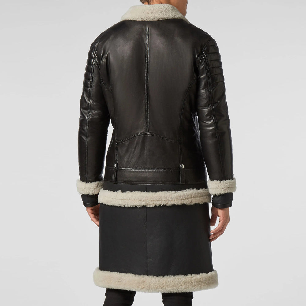 shearling coat on sale