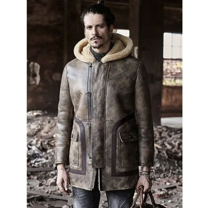 Sheepskin Coat Mens