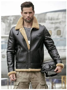 fur leather coat