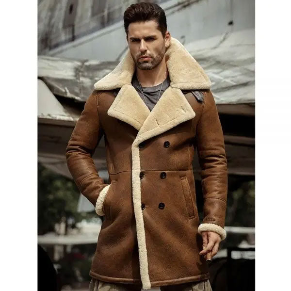 Shearling Aviator Coat