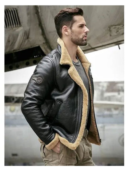 shearling motorcycle jacket