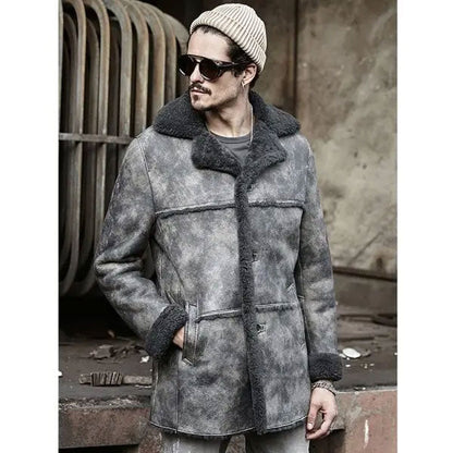 Black Shearling Coat