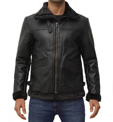 shearling leather jacket