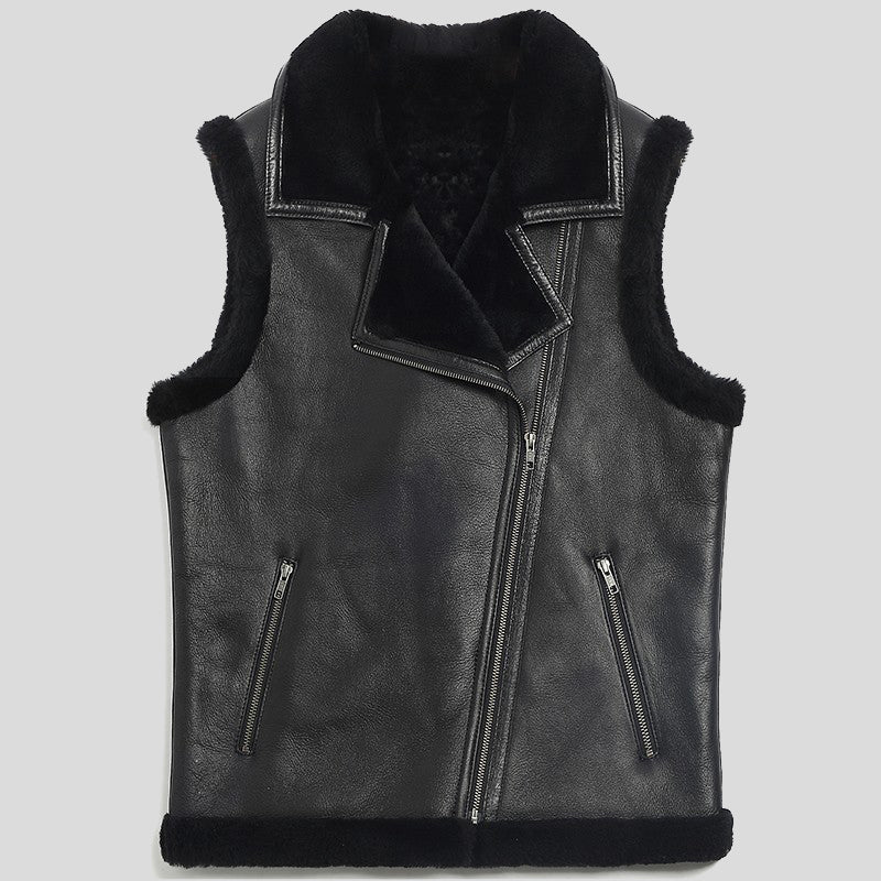 sheepskin vest for men