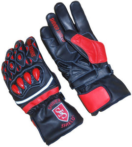 USA Leather Motorbike Gloves