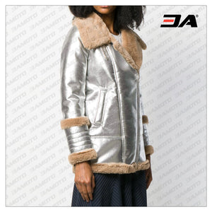 leather coat for women