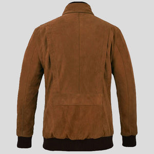 suede bomber leather jacket