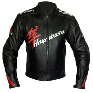 suzuki gsxr motorcycle leather racing black jacket
