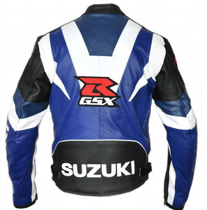 suzuki gsxr suzuki branded motorbike leather jacket