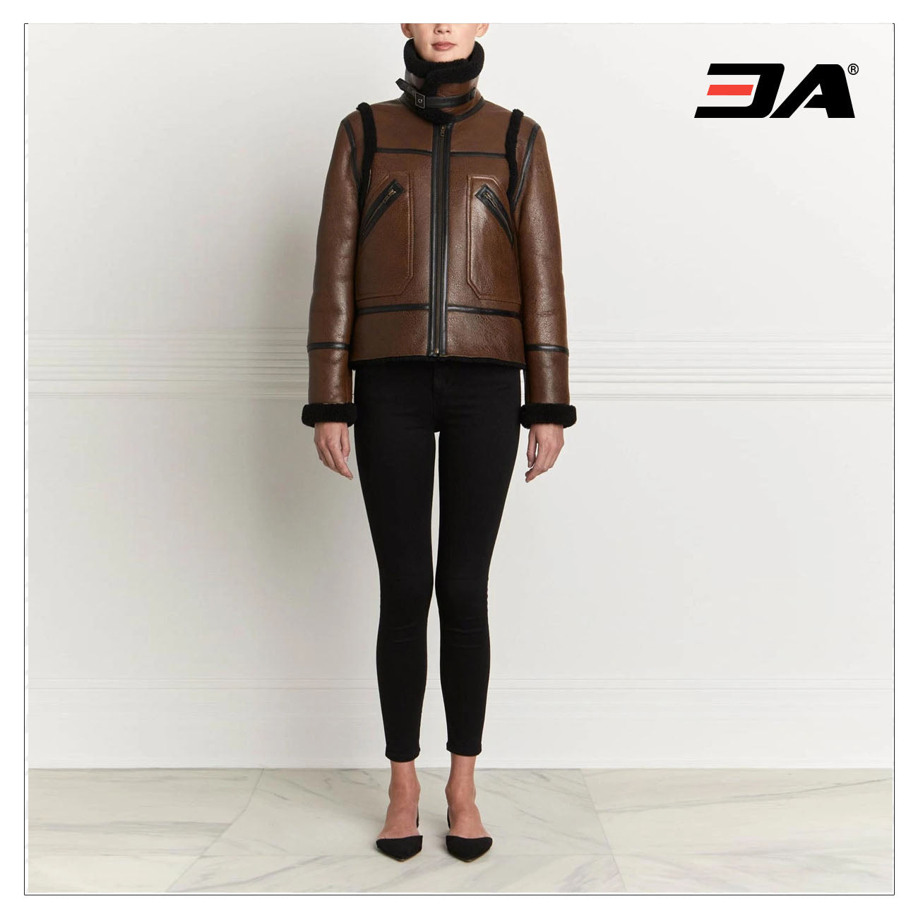 the baldwin shearling aviator jacket