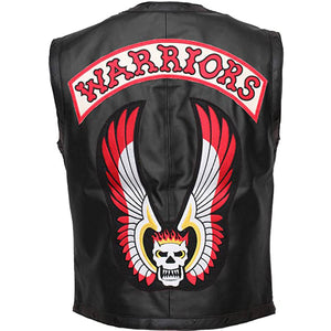 the warriors leather vest