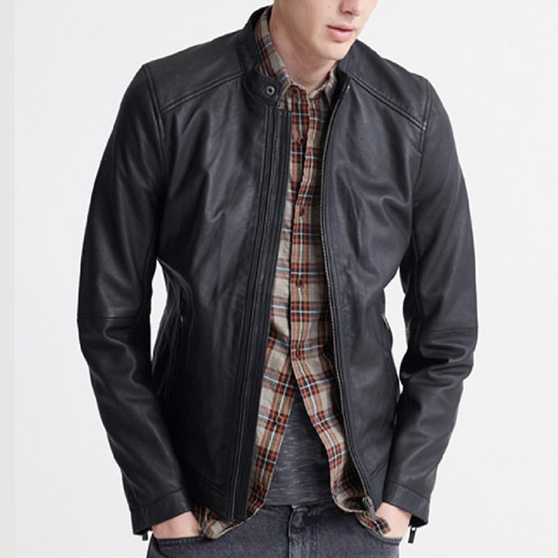 trending men black jacket