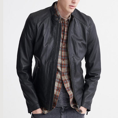 trending men black jacket