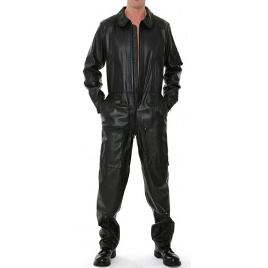 Triumph History Leather Overalls Men - 3amoto shop