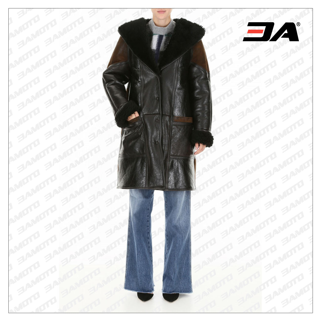 Fur Hooded Coat