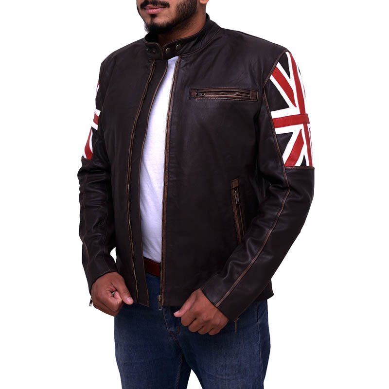 union jack logo jacket