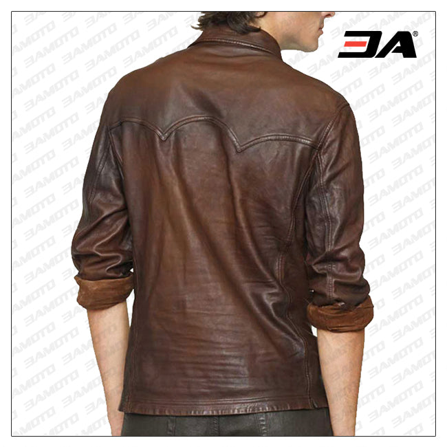 Leather Shirt for Men