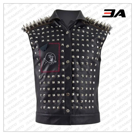 Watch Dogs 2 Wrench Vest with Patches - 3A MOTO LEATHER - Fashion Leather Jackets USA - 3AMOTO