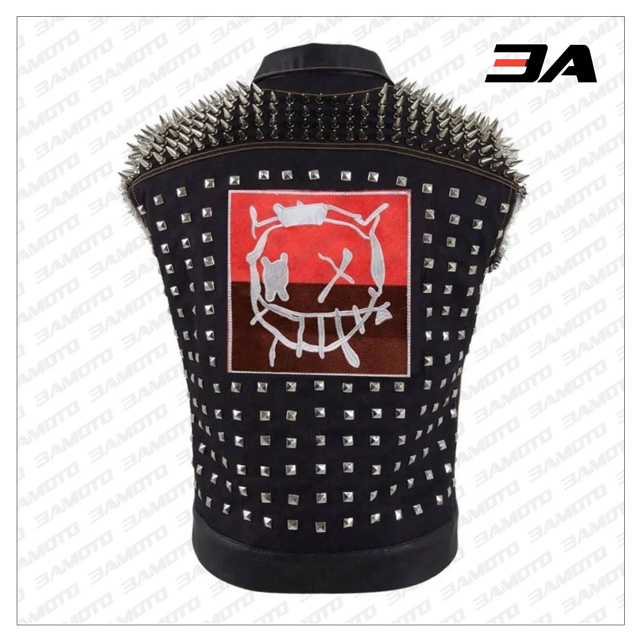 Watch Dogs 2 Wrench Vest with Patches - 3A MOTO LEATHER