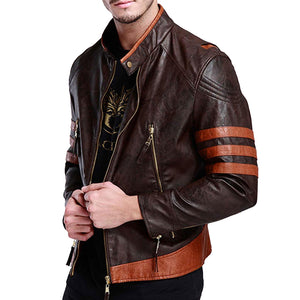 wolverine hugh jackman leather jacket