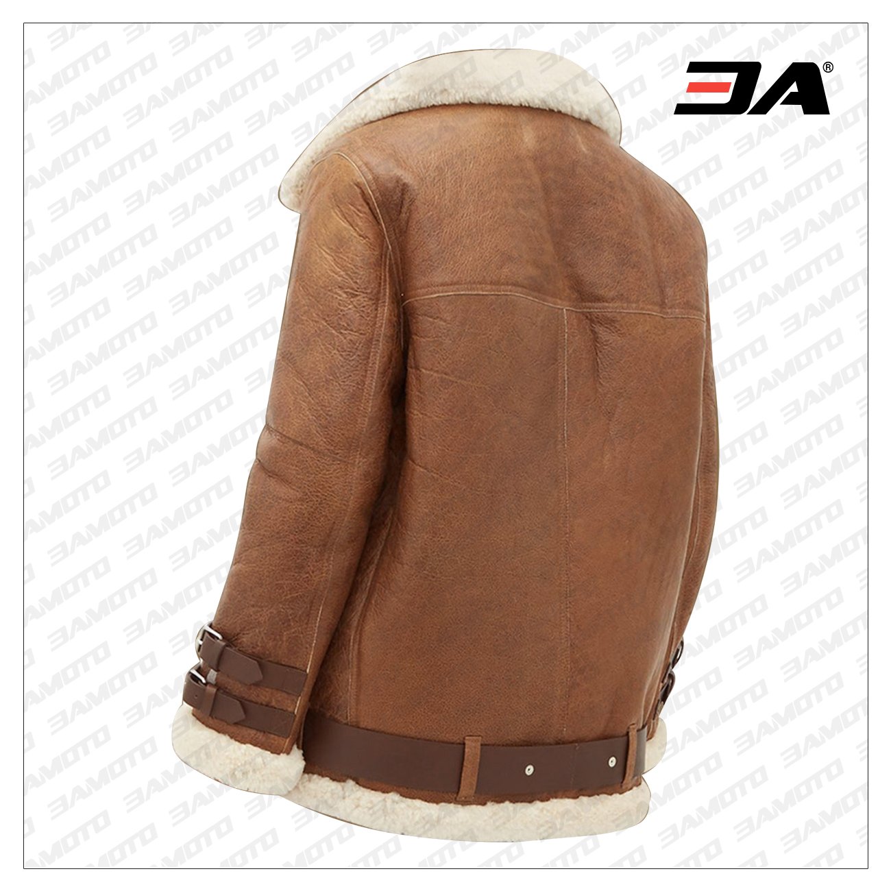 Women Light Brown Shearling Jacket