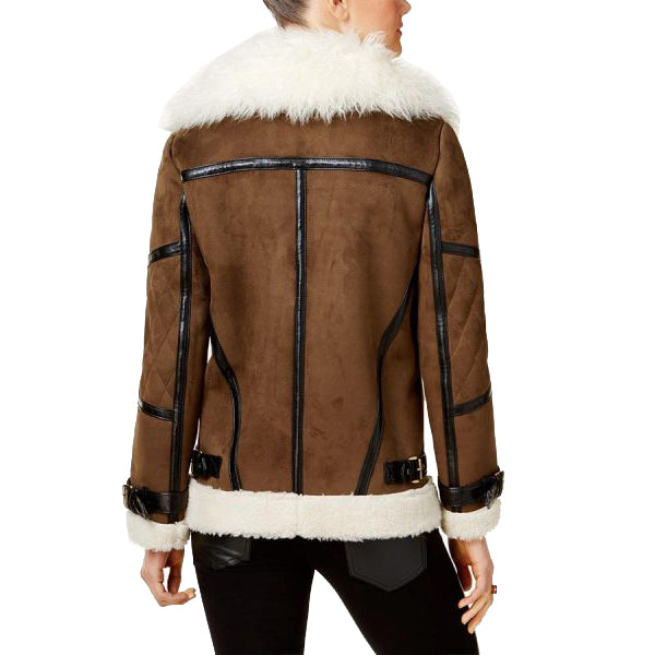 womens Brown b3 Shearling jacket