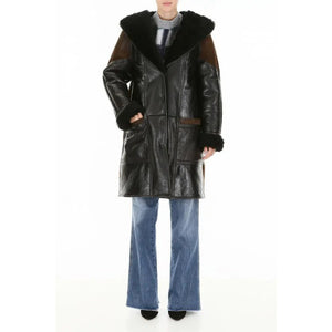 womens fur hooded coat