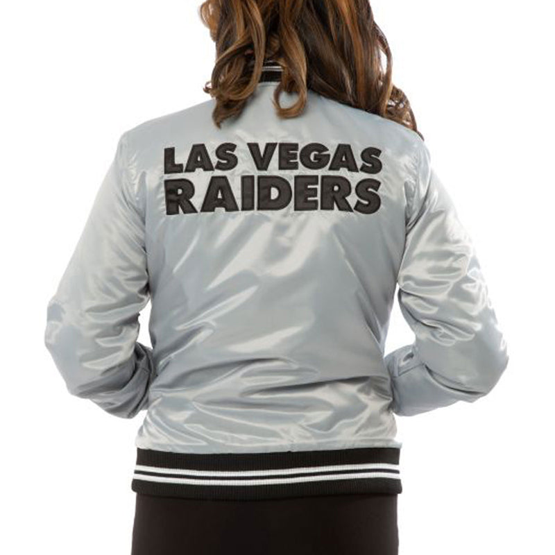 womens raiders las vegas starter jacket