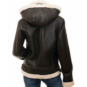womens shearling leather jacket