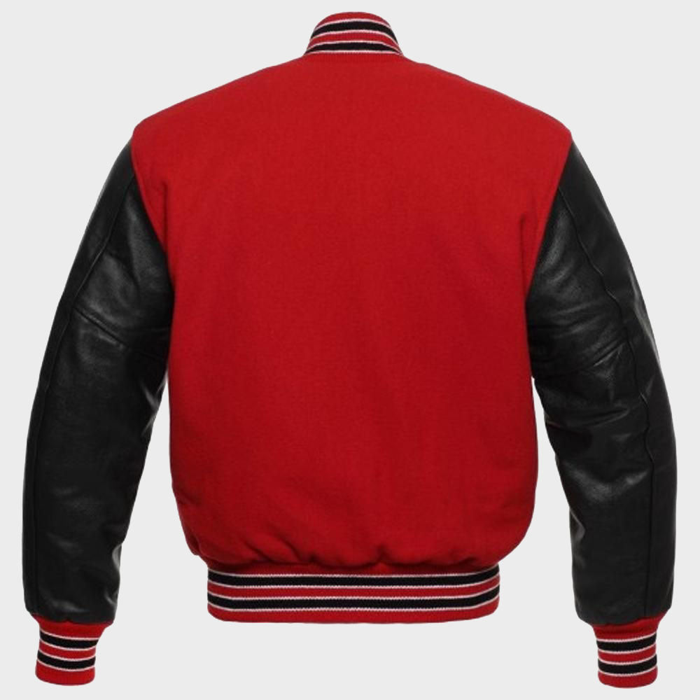 Womens Varsity Jacket Red for sale