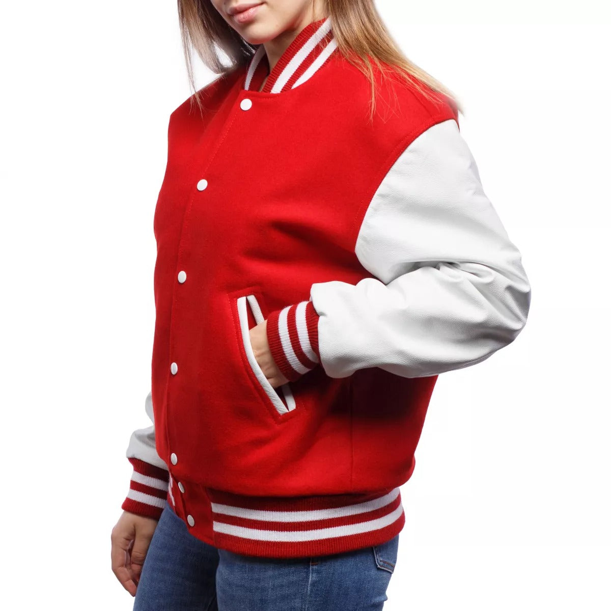 wool varsity jacket womens