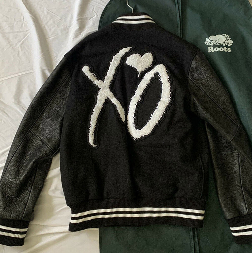 Weeknd Roots Jacket - Weeknd Roots Xo Wool Varsity Tour Jacket